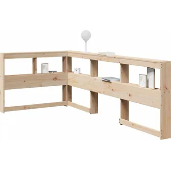 vidaXL Regálová knihovna ve tvaru L 90 cm masivní borové dřevo [859291] Barva: Přírodní