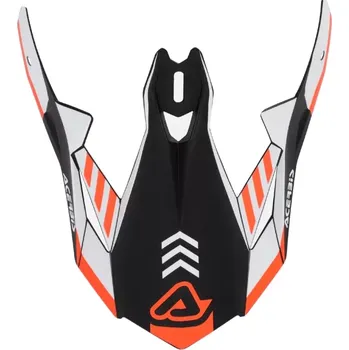 Helma na motorku Acerbis kšilt přilby Acerbis TRACK 22-6, TRACK 22-6 MIPS černá/fluo oranž