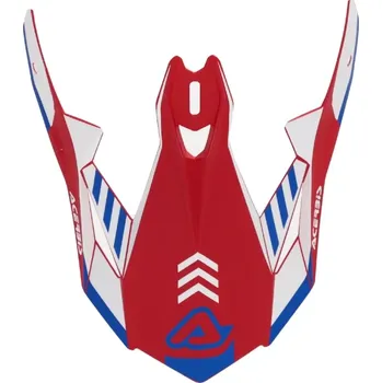 Helma na motorku Acerbis kšilt přilby Acerbis TRACK 22-6, TRACK 22-6 MIPS červená/modrá