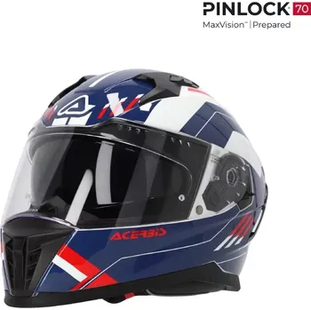 Cyklistická přilba Acerbis přilba X-WAY GRAPHIC bílá/modrá/červená vel. L