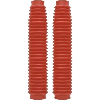 Chrániče vidlic Polisport – červená harmonika 42/60 mm | Prachovka červená