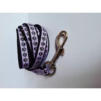Vodítko pro psa Sunrise Of Freedom vodítko pro psa - Paws délka 1,5m/ šíře 15 mm fialová