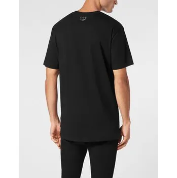 Pánské tričko PHILIPP PLEIN T-Shirt 9415 Černá Regular Fit XL
