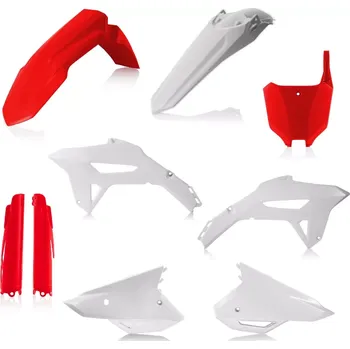 Acerbis sada plastů ACERBIS pro HONDA CRF250R 22-24, CRF450 21-24 červená/bílá