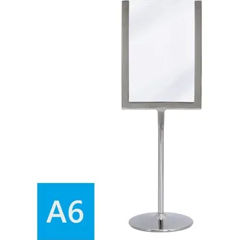 Rám na obraz Stolní kovový rámeček pro vkládání papíru formátu A6 se stojánkem