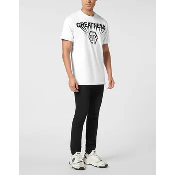 Pánské tričko PHILIPP PLEIN T-Shirt 26265 Bílá Regular Fit L