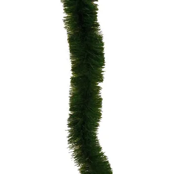 Vánoční dekorace Vánoční řetěz 5 cm/1,8 m zelený mat