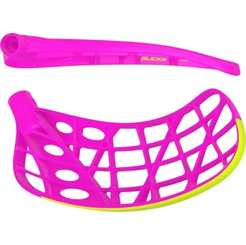 Florbalová čepel Čepel Fatpipe CTRL SLICKS Le pink Pravá (pravá ruka dole) středně tvrdá (PP - odlehčená)