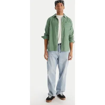 Pánská košile Quiksilver Košile Smoke Trail EQYWT04652 Zelená Regular Fit XXL