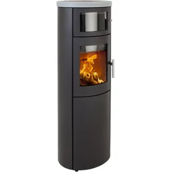 Krbová kamna HETA Scan-line 840B šedý lak a horní deska mastek