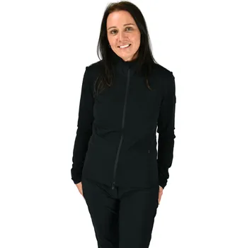 Dámský svetr EA7 EMPORIO ARMANI SKI KITZBUHEL POWERSTRETCH TECHNICAL TOP FULL ZIP WOMAN BLACK Velikost: XS
