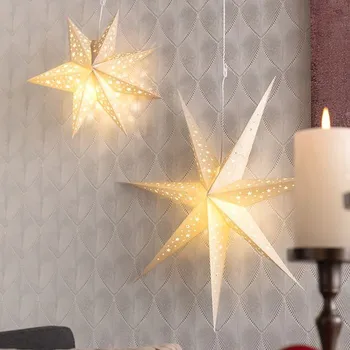 Vánoce SOLVALLA Světelná dekorace hvězda, 25 W, 45 × 45 cm&nbsp;700319