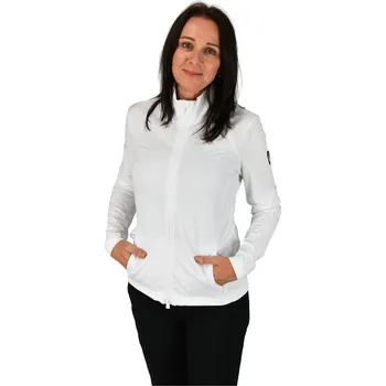 Dámský svetr EA7 EMPORIO ARMANI SKI KITZBUHEL POWERSTRETCH TECHNICAL TOP FULL ZIP WOMAN WHITE Velikost: XS
