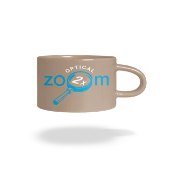 Bastard Optický zoom hrnek makronka Brown Macaron