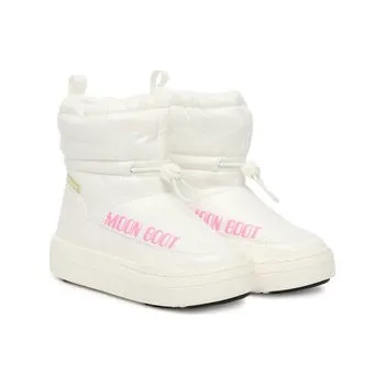 Dětská móda Moon Boot Sněhule Mb Jr Park Tube Mid Glitter Wp 80D3440110 Bílá 32
