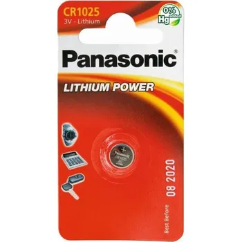 Článková baterie Panasonic Lithium Power knoflíková baterie CR1025
