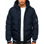 ZIMNÍ BUNDA PROŠÍVANÁ TMAVĚ MODRÁ 6971 DENLEY_S