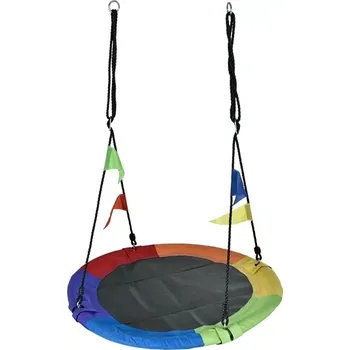 Dětská houpačka Malatec houpací kruh ISO12029 100 cm černá