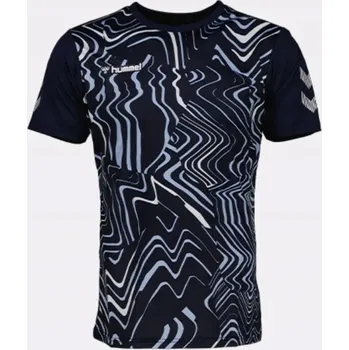 Chlapecké tričko Dětské sportovní tričko Hummel Elite Hydro Jersey, velikost 176, vzorované