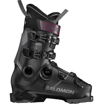 Sjezdové boty Salomon S/Pro Supra Boa 100 GW - Black/Dark Grey Met./Burgundy Met. 29/29.5