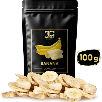 Sušené ovoce KŘUPAVÉ BANÁNY | lyofilizované plátky, ovoce sušené mrazem | 100 g Dedra