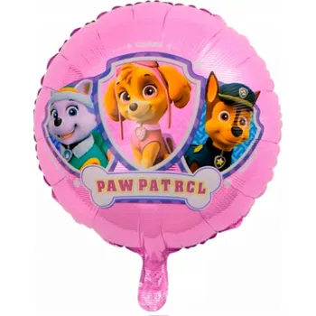 Balónek FÓLIOVÝ BALÓNEK Tlapková patrola NAROZENINY 45 cm
