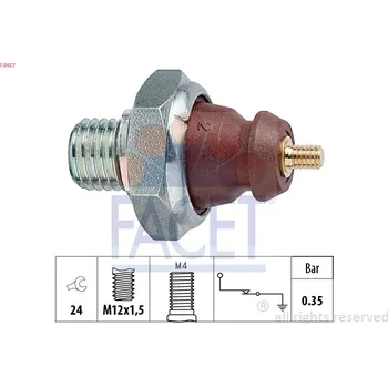 Olejový tlakový spínač FACET (7.0057)