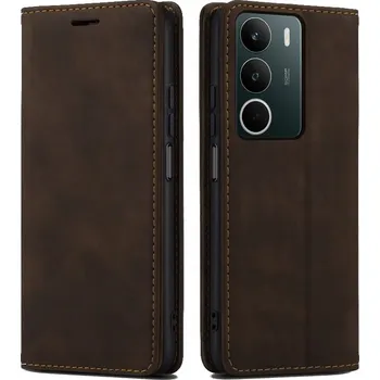 Pouzdro na mobilní telefon Flipové Pouzdro Radian pro Realme C71 hnědé