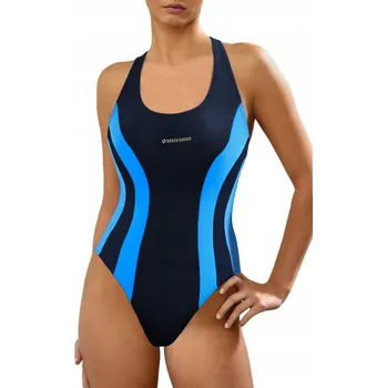 Dámské plavky Sesto Senso jednodílné plavky modré barvy velikost XXL