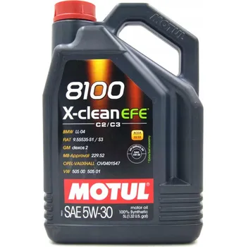 Motorový olej Motorový olej Motul 8100 X-Clean EFE syntetický 5W-30 5 l API SN
