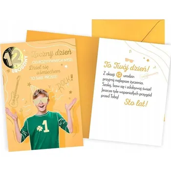 Obraz Přání k narozeninám V-089 12 let (čísla, chlapec)