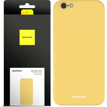 Pouzdro na mobilní telefon Zadní Kryt Spacecase pro Apple iPhone 6S žlutý