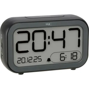 Budík TFA 60.2048.01 BINGO HYBRID – LCD/LED digitální budík