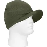 Čepice pletená s kšiltem US DELUXE JEEP ZELENÁ