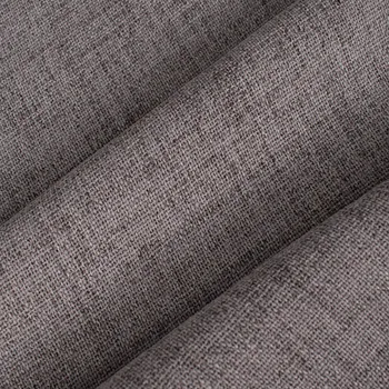 Látka na závěsy / záclony šedá s melírem