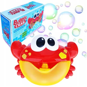 Hračka pro nejmenší Hračka do vany Kruzzel 9534 Bublinkovač Krab červený