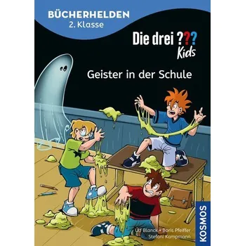 První čtění Die drei ??? Kids, Bücherhelden 2. Klasse, Geister in der Schule - Ulf Blanck [DE] (2025, Pevná, Franckh-Kosmos)