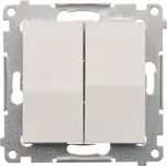 Vypínač sériový, řazení 5, 10 AX / 230 V~, bezšroubové svorky, Simon 54 DW5.01/11, bílá