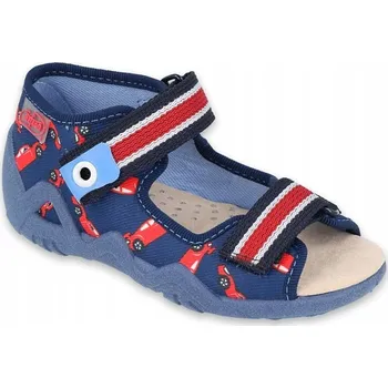 Chlapecká obuv Dětské pantofle Befado papuče modré, velikost 21