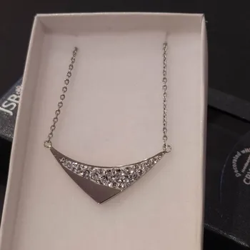 Náhrdelník JSB bijoux Ocelový náhrdelník s krystaly Swarovski šipka