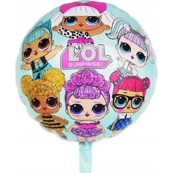 Balónek Fóliový balónek LOL pro holčičky k narozeninám, 45 cm