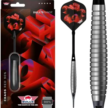 Terč na šipky Bull's šipky Soft Chaos Červené 90% - 18g (35018)