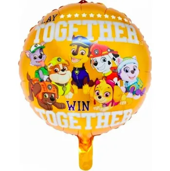 Balónek FÓLIOVÝ BALÓNEK Tlapková patrola NAROZENINY 45 cm