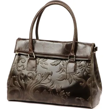 Kabelka Dámská kabelka Luka 20-054 MN tmavě hnědá + doprava zdarma