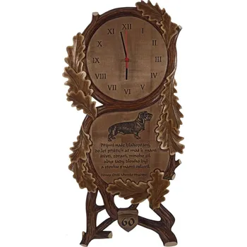 Hodiny Dřevo Novák Gratulace s hodinami 976