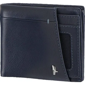Peněženka Pánská kožená peněženka malá modrá RFID na karty PUCCINI NA115-7A
