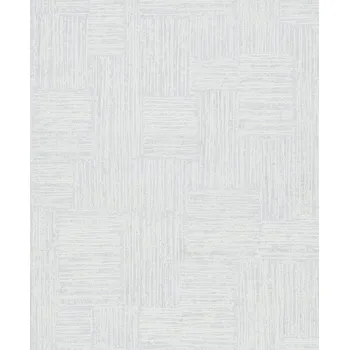 Tapeta Vinylová tapeta na zeď s reliéfní strukturou, bílý a perleťový odstín