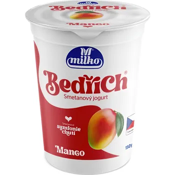 Potravina Milko Bedřich smetanový jogurt mango 10% 150g