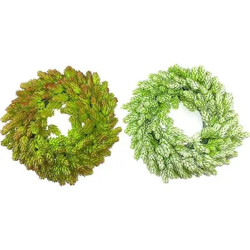 Věnec Věnec plast chmel 22cm