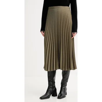 Dámská sukně Sukně Marc O'Polo zelená barva, midi, áčková, 5000007059 91X, vel. M